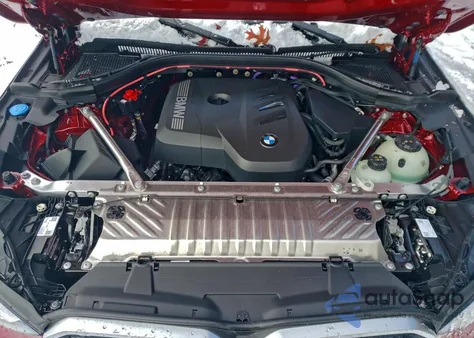 2025 BMW X3 30 xDrive из США, поврежденный, VIN 5UX53GP01S9127297